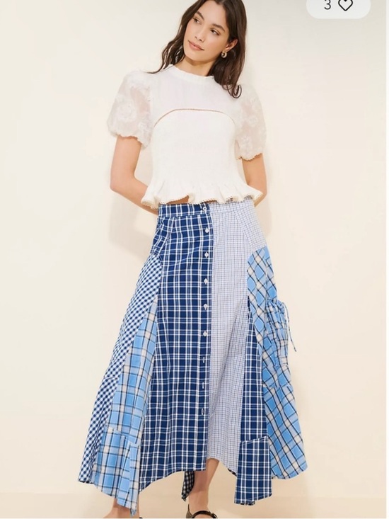 Pilcro Dresses & Skirts - Pilcro Reworked Menswear Midi Skirt